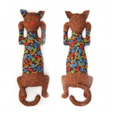 Набор для изготовления текстильной игрушки-грелки с кофейными зёрнами КП-202 Кот Кофеман 34,5 см