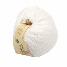 Пряжа для вязания ПЕХ Детский каприз трикотажный (50% мериносовая шерсть, 50% фибра) 5х50г/400м цв.001 белый
