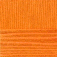 Пряжа для вязания ПЕХ Лаконичная (50% хлопок, 50% акрил) 5х100г/212м цв.485 желто-оранжевый