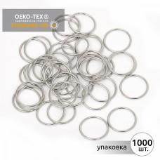 Кольцо для бюстгальтера металл TBY-018 d18мм, цв.никель, уп.1000шт
