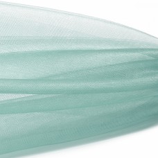 Фатин Кристалл средней жесткости блестящий K.TRM шир.300см, 100% полиэстер цв. 25 К уп.50м - нежно-бирюзовый