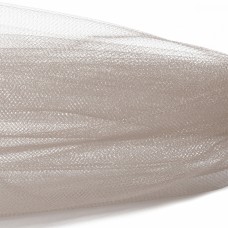 Фатин Кристалл средней жесткости блестящий K.TRM шир.300см, 100% полиэстер цв. 84 К уп.50м - бежевый