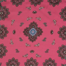 Ткань шелк Армани креп 90 г/м² 97% полиэстер, 3% лайкра шир.148 см T.0262.6 цв.06 розовый рул.25м