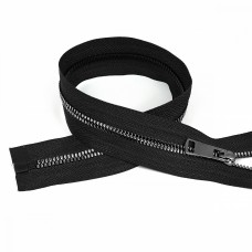 Молния MaxZipper трактор N5 1 замок TT, 80см, цв.черн/т.никель