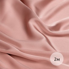 Ткань шелк Армани 90г/м² 97% ПЭ 3% Спандекс шир.150см TBYArm-061 цв.61 пудра розовая уп.2м