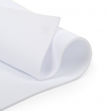 Поролон бельевой 3мм хлопок полиэстер 301а цв.001 отбеленный шир.150 см рул.20м