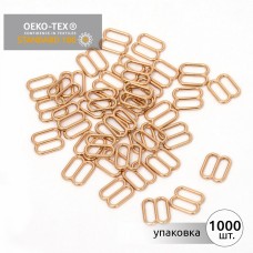 Пряжка регулятор для бюстгальтера металл TBY-808 08мм цв.золото, уп.1000шт
