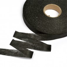 Лента Idealtex нитепрошивная клеевая по долевой 15мм 45г/м² в инд.упаковке черный 4715B рул.100м