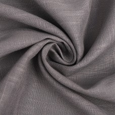 Ткань льняная 190 г/м² лен 40%, вискоза 60% шир.140 см TBY.Li.1002.15 цв.15 серый уп.2м