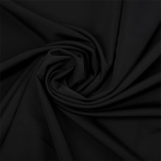 Ткань трикот. Бифлекс матовый 200 г/м² 87% пэ, 13% спандекс шир.160 см BF.200.F101 цв.F322 черный рул.50м