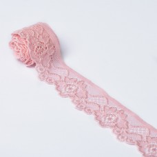 Кружево-стрейч KRUZHEVO TBY.L839 шир.35мм цв.16 неж.розовый уп.50м