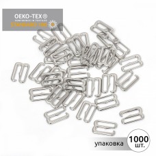 Крючок для бюстгальтера металл TBY-910 10мм, цв.никель, уп.1000шт