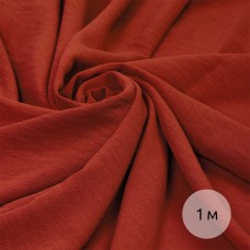 Ткань Лен Манго сей 165 г/м² 100% полиэстер шир.150 см С.1662.01 цв.красный уп.1м