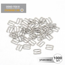 Крючок для бюстгальтера металл TBY-908 08мм, цв.никель, уп.1000шт