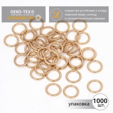 Кольцо для купальника металл TBY-010E.SW d10мм, цв.золото, уп.1000шт
