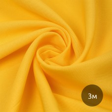 Ткань габардин TBYGab-150001 150г/м2 100% полиэстер шир.150см цв.S001 желтый уп.3м
