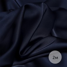 Ткань шелк Армани 90г/м² 97% ПЭ 3% Спандекс шир.150см TBYArm-032 цв.32 синий (сапфир) уп.2м