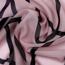 Ткань Шифон-шелк 50 г/м² 100% пэ шир.150 см T.0316.04 цв.розовый рул.35м