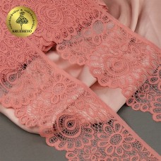 Кружево-стрейч KRUZHEVO TBY.YSTL00839/N шир.90мм цв.F154 розовый персик уп.3м