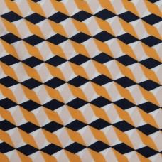 Ткань шелк Армани 90 г/м² 97% пэ, 3% спандекс шир.148 см Р.90960.03 желтый рул.25м (+-5м)