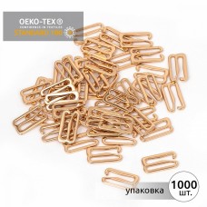 Крючок для бюстгальтера металл TBY-915 15мм, цв.золото, уп.1000шт