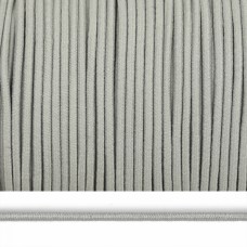 Резинка-шнур 2,5мм шляпная круглая TBY цв. F317 серый боб.100м