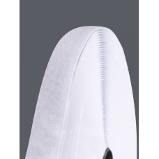 Лента липучка самоклеящаяся TBY 20мм белый F101 уп.25м петля