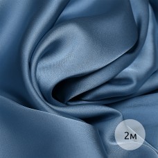 Ткань шелк Армани 90г/м² 97% ПЭ 3% Спандекс шир.150см TBYArm-139 цв.139 датский голубой уп.2м