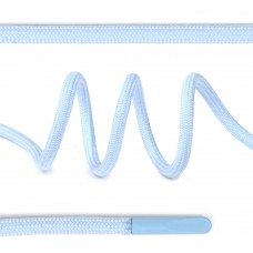 Шнурки круглые полиэфир 4 мм цв.голубой S350 TBY 7290-0036, длина 130 см, упак. 50 шт