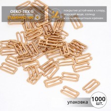 Крючок для купальника металл TBY-915.SW 15мм, цв.золото, уп.1000шт