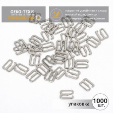 Крючок для купальника металл TBY-908.SW 08мм, цв.никель, уп.1000шт