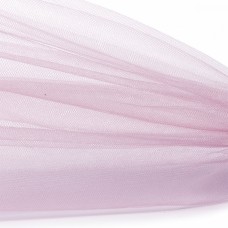 Фатин Кристалл средней жесткости блестящий K.TRM шир.300см, 100% полиэстер цв. 11 К уп.5м - розовый