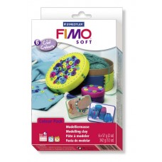 FIMO Soft комплект полимерной глины Холодные цвета, 8023 04 упак (1 шт)