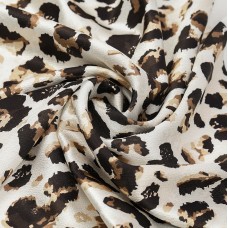 Ткань шелк Армани креп 90 г/м² 97% полиэстер, 3% лайкра шир.148 см T.0025.1 цв.белый уп.1,5м