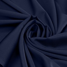 Ткань шелк Армани 120г/м² 97% ПЭ 3% Спандекс шир.150см TBYArm-142 цв.142 т.синий уп.2м