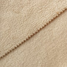 Ткань Флис односторонний 280 г/м² 100% ПЭ шир.160см Fl280.F930 цв.бежевый рул.25 кг