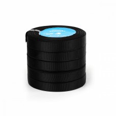 Лента репсовая шир.15мм цв. 030 черный Magic4Hobby 5шт*22,86м (+-1м)