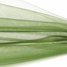 Фатин Кристалл средней жесткости блестящий K.TRM шир.300см, 100% полиэстер цв. 32 К уп.5м - желто-зеленый