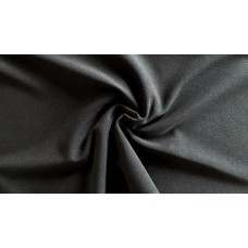 Ткань Джерси Matt 230 г/м² 85%ПЭ+15% спандекс шир.160см Dg230.F322 цв.чёрный рул.50м