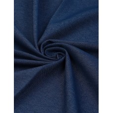 Ткань Джинса 240 г/м² 60 хлопок, 37% пэ, 3% лайкра шир.150 см DJ.4 цв.синий рул.25м