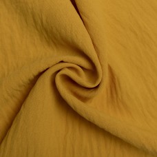 Ткань Лен Манго 110 г кв.м 100% полиэстер шир.148 см Р.34097.10 цв.10 горчичный уп.30м (+-5м)