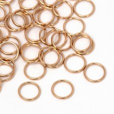 Кольцо для бюстгальтера металл TBY-008 d08мм, цв.золото, уп.100шт