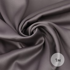 Ткань шелк Армани 90г/м² 97% ПЭ 3% Спандекс шир.150см TBYArm-126 цв.126 серый (шиншилла) уп.1м