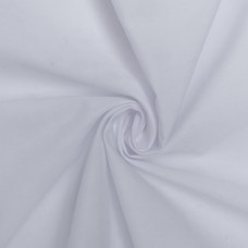 Ткань рубашечная 115 г кв.м 65% полиэстер, 35% хлопок шир.150 см Р.24017.01 цв.01 белый уп.25м (+-5м)