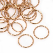 Кольцо для бюстгальтера металл TBY-018 d18мм, цв.золото, уп.100шт