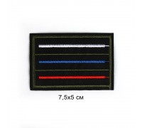 Термоаппликация TBY.FLAG.11 7,5х5см, уп.10шт