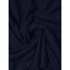 Ткань Флис односторонний 130 г/м² 100% ПЭ шир.160см Fl130.F330 цв.тёмн-синий рул.25 кг