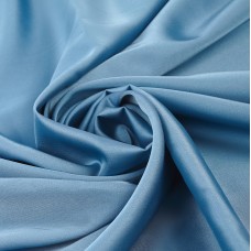 Ткань шелк Армани 120г/м² 97% ПЭ 3% Спандекс шир.150см TBYArm-139 цв.139 датский голубой рул.25м