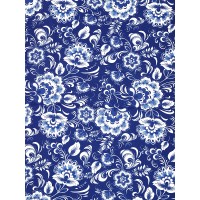 Ткань Габардин 150 г/м² 100% полиэстер шир.150 см TBY.4000.164 цв.синий рул.25м