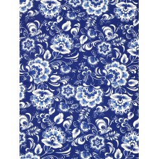 Ткань Габардин 150 г/м² 100% полиэстер шир.150 см TBY.4000.164 цв.синий рул.25м